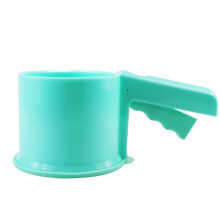 Flour Sifter with Fine Stainless Steel Mesh One Hand Operation ABS Food Grade for Baking Cakes