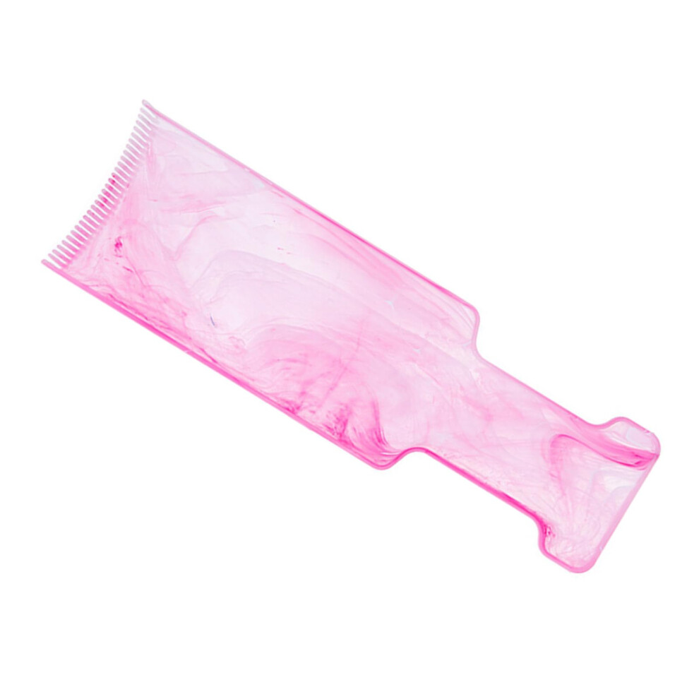 Pink Balayage Board With Teeth Hair Highlighting Paddle For Long Hair Professional Color Tool