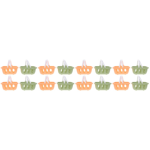 16 Mini Einkaufskorb Für Kinder Spielzeug Handkorb 2