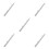 5Stk Modell- Set Grau Mit Hochgeschwindigkeitszug Und 4