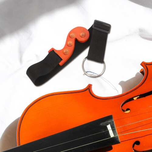 Cello Endpin Rutschfester Halter Aus Holz Stoff Robust Schwarz 2