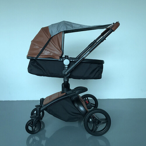 1Stk Kinderwagen Abdeckung Uv Schutz Atmungsaktiv Hellgrau Langlebig 2