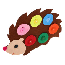 2Stk Filz Knopfbastelset Kinder Kreatives Lernspiel Für Motorik