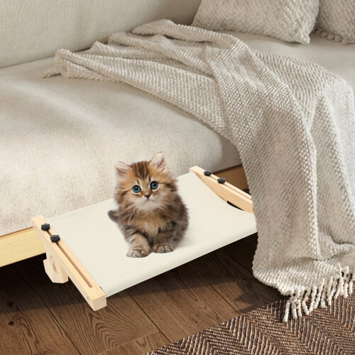 1Ensemble Mural En Bois Pour Chats Lit 2