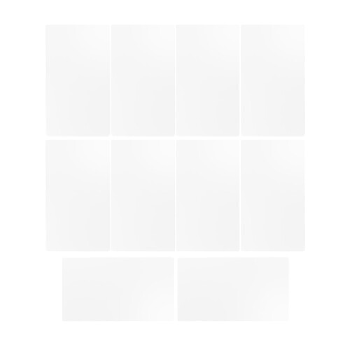 30Pièces Planche PVC 3D Pour Stylo De Dessin Transparent