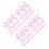 100Pièces -Verres Rose Élégant Pour Mariage 4