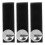 3Pièces Sangles Détachables Pour Casque Hockey Noir Durable 1
