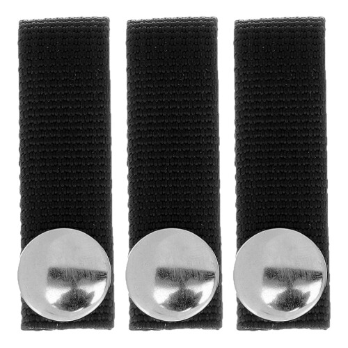 3Pièces Sangles Détachables Pour Casque Hockey Noir Durable