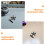4Pièces Vis Ajustement Aluminium Noir Fiable 8