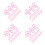 100Pièces -Verres Rose Élégant Pour Mariage 8