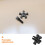4Pièces Vis Ajustement Aluminium Noir Fiable 10