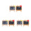 6Pièces Mini Chevalet De Table Stable En Pla Pour Décoration Miniature 6