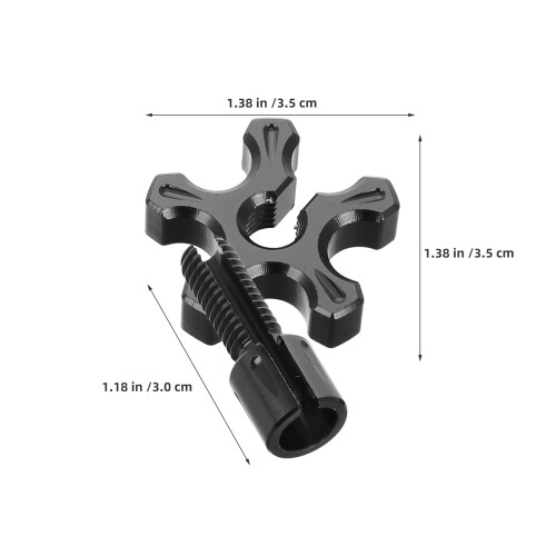 4Pièces Vis Ajustement Aluminium Noir Fiable 2