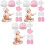 6Ensembles Ensemble Bonnets Et Moufles Bébé Coton 3