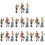21Pièces Mini Figures Solides Accessoire DIY Micro Paysage Décoration 9