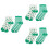 6Paires Vertes Saint Patrick Coton Confortables Et Chaudes 7