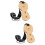2Pièces Cello End Pin Holder Bois Multi, Réglable Et Antidérapant 7