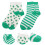 6Paires Vertes Saint Patrick Coton Confortables Et Chaudes 11