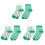 6Paires Vertes Saint Patrick Coton Confortables Et Chaudes 3