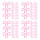 100Pièces -Verres Rose Élégant Pour Mariage 3