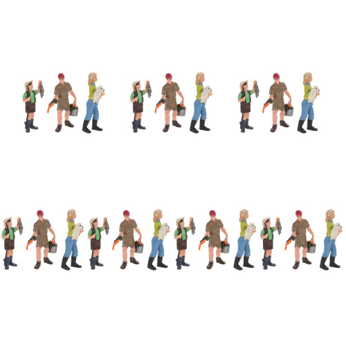 21Pièces Mini Figures Solides Accessoire DIY Micro Paysage Décoration 1