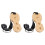 2Pièces Cello End Pin Holder Bois Multi, Réglable Et Antidérapant 2
