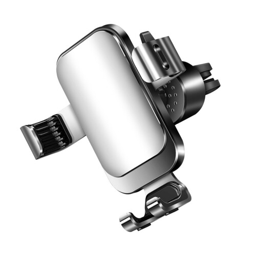 1Pièces Support Téléphone Métal Argent Aluminium Stable Facile