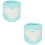 2Pcs Lightweight Cup Protective Covers Sky-Blue Knitted Craft 6