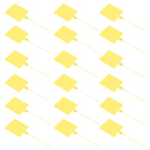 300Pièces Étiquettes Câbles Jaunes Attaches Plastique Identifiants