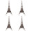 4 Ensembles Puzzle Transparent Tour Eiffel 3D Décoratif 5