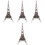 4 Ensembles Puzzle Transparent Tour Eiffel 3D Décoratif 3