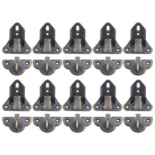 10St Retro Sieradendoos Sloten, Stevige Metalen Vintage Sluitingen