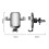 1Pièces Support Téléphone Métal Argent Aluminium Stable Facile 8