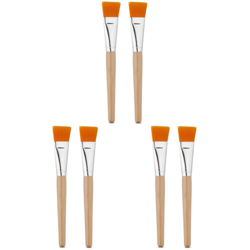 6Pièces Pinceaux Multi Usage Bois Pour Quotidiens 2
