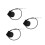 3Pièces Boutons De Résistance Stationnaire Noir 9