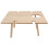 3Pièces Table Portable En Bois Pliable Pour Camping Vin 2