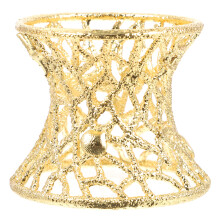 1Stk Tee-Siebteller Halter Aus Zinklegierung Gold Antirost Für Zuhause