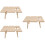 3Pièces Table Portable En Bois Pliable Pour Camping Vin 6