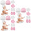 6Ensembles Ensemble Bonnets Et Moufles Bébé Coton 7