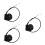 3Pièces Boutons De Résistance Stationnaire Noir 6