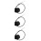3Pièces Boutons De Résistance Stationnaire Noir 4