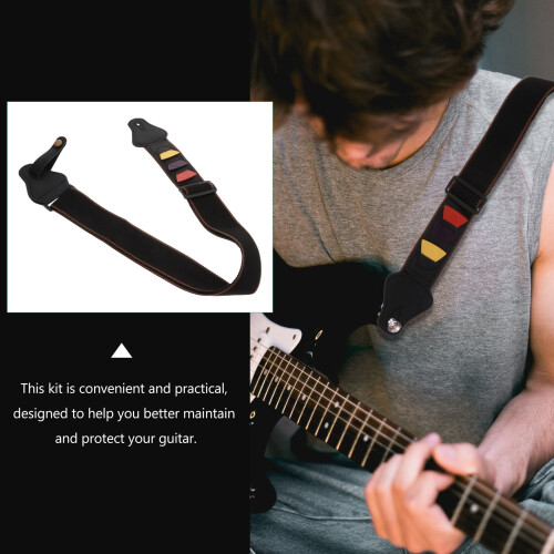 4Ensembles Sangles Guitare Simples Et Élégantes Pour Performance 2