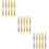 30Pièces Anches Sax Instrument 2.5 En Bambou Résistantes Khaki 9