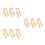 9Pièces Support Éventail Bambou Pliable Clair Pour Rangement 10