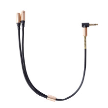 Câble 3.5Mm Pour Casque Et Haut-Parleur Noir