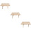 3Pièces Table Portable En Bois Pliable Pour Camping Vin 8