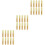 30Pièces Anches Sax Instrument 2.5 En Bambou Résistantes Khaki 5