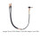 Câble 3.5Mm Pour Casque Et Haut-Parleur Noir 2