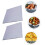 50 Sheets Household Foil Baking Paper Multi-Function Tin Foil 6