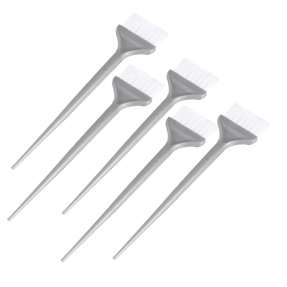 5Pcs Hair Dye Brush Set with Soft Bristles for Precise Coloring at Salon and Home Use
